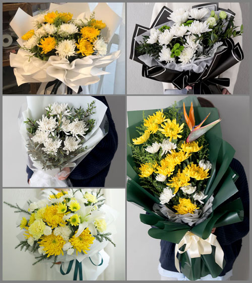 广东肇庆市封开县白垢镇白事花束代送